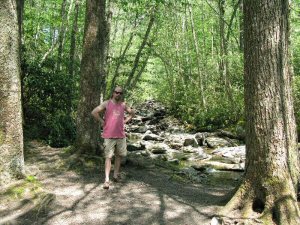 Alum Cave trail, picnic spot