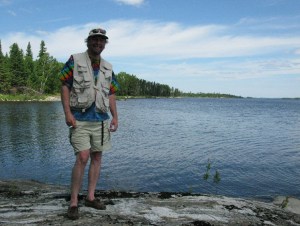 Brian at Packwash Lake, Ontario, Canada