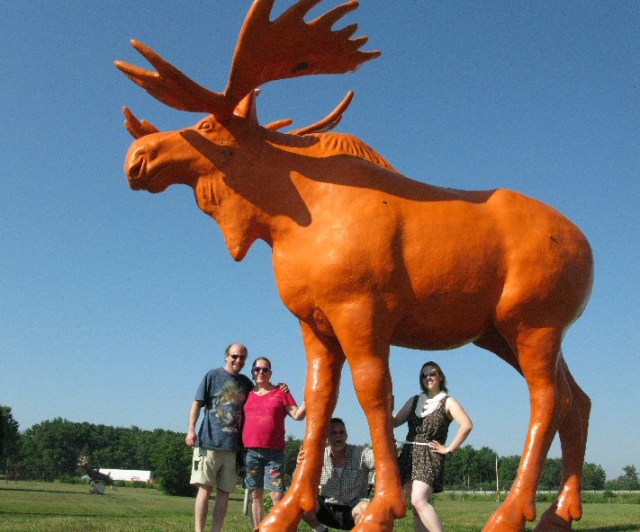 Orange Moose, Black River Falls, Wisconsin