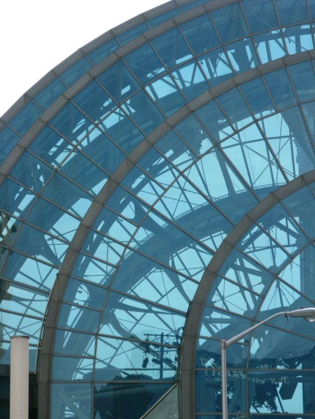 And the structure in the Arts Garden.