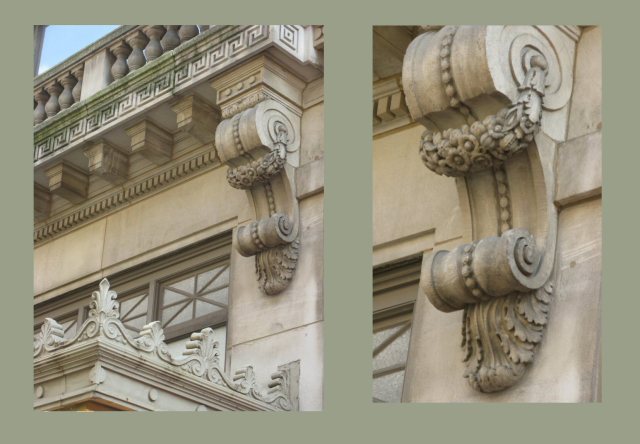 Look at the careful construction of those flowers.