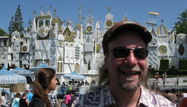 That's in front of "Small World."  You have to go on Small World.  It just isn't a Disney adventure if you don't.